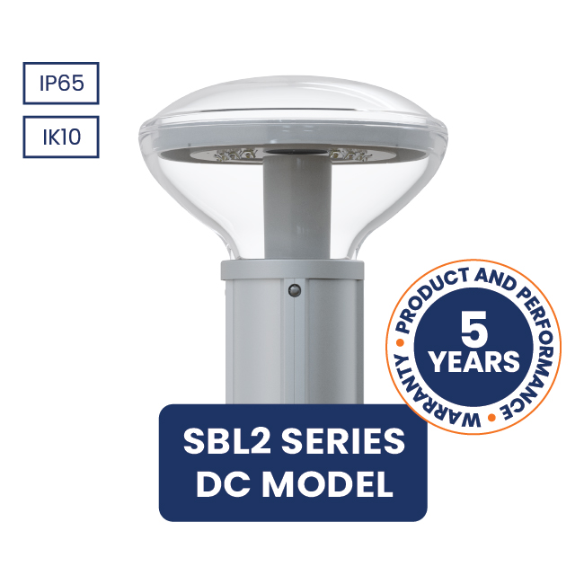 SBL2 Series DC Model Bollard Light click image to go to product page