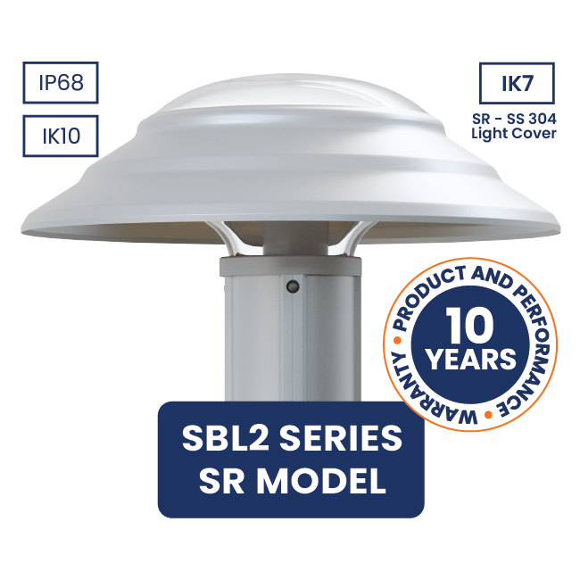 SBL2 Series SR Model Solar Bollard Light click image to go to product page