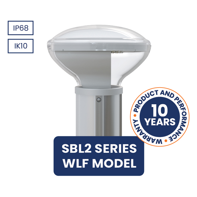 SBL2 Series WLF Model Solar Bollard Light click image to go to product page