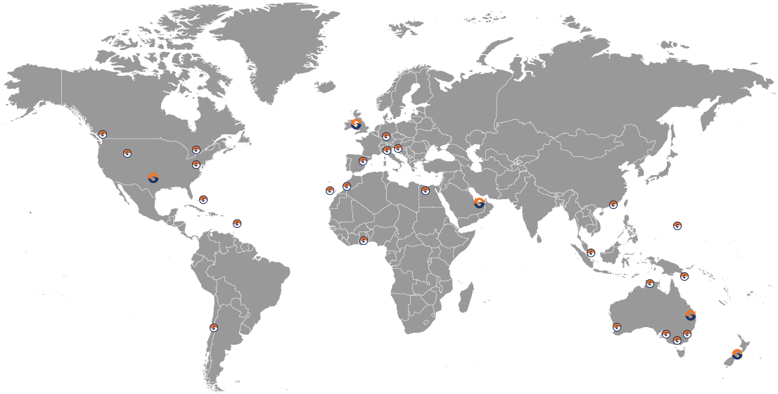 Global Distributor Map